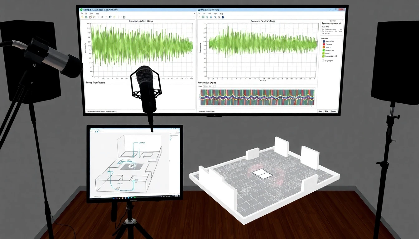 Medição e simulação de tempo de reverberação